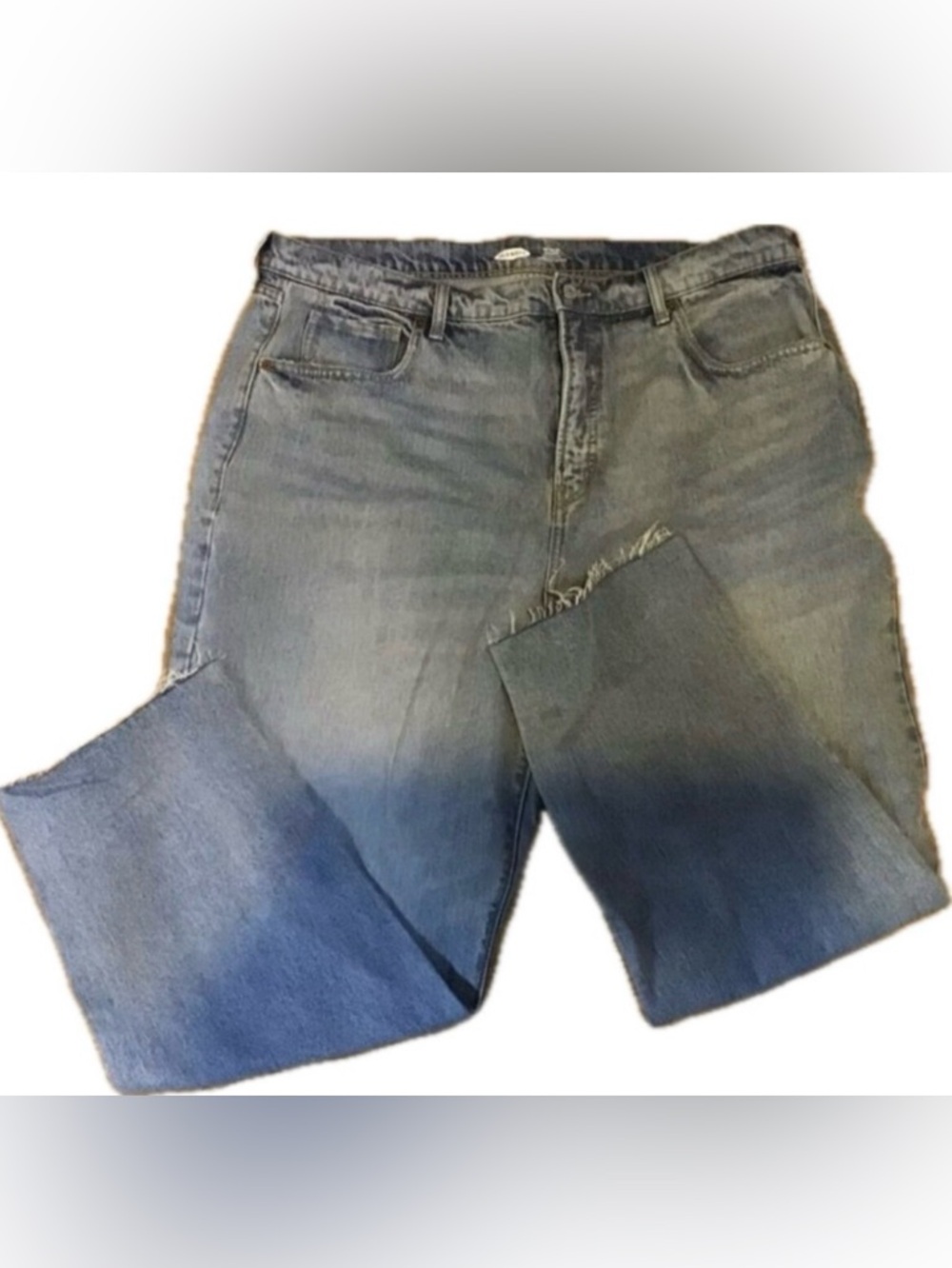Old Navy Extra High Rise Straight Leg Raw Edge Jeans sz 20 NWT